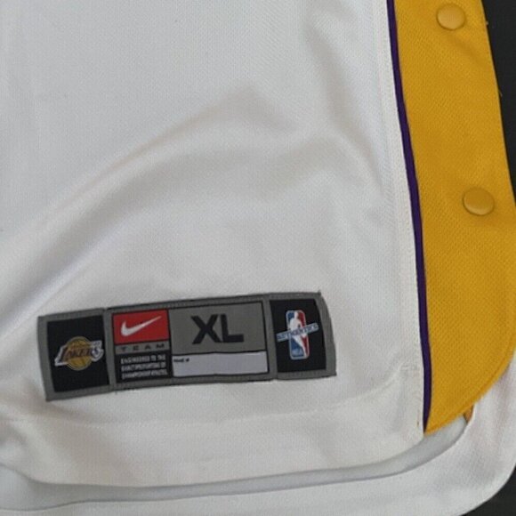 Rare Vintage Nike Los Angeles LA Lakers Warm Up Shooting Shirt Size XL - Picture 5 of 16